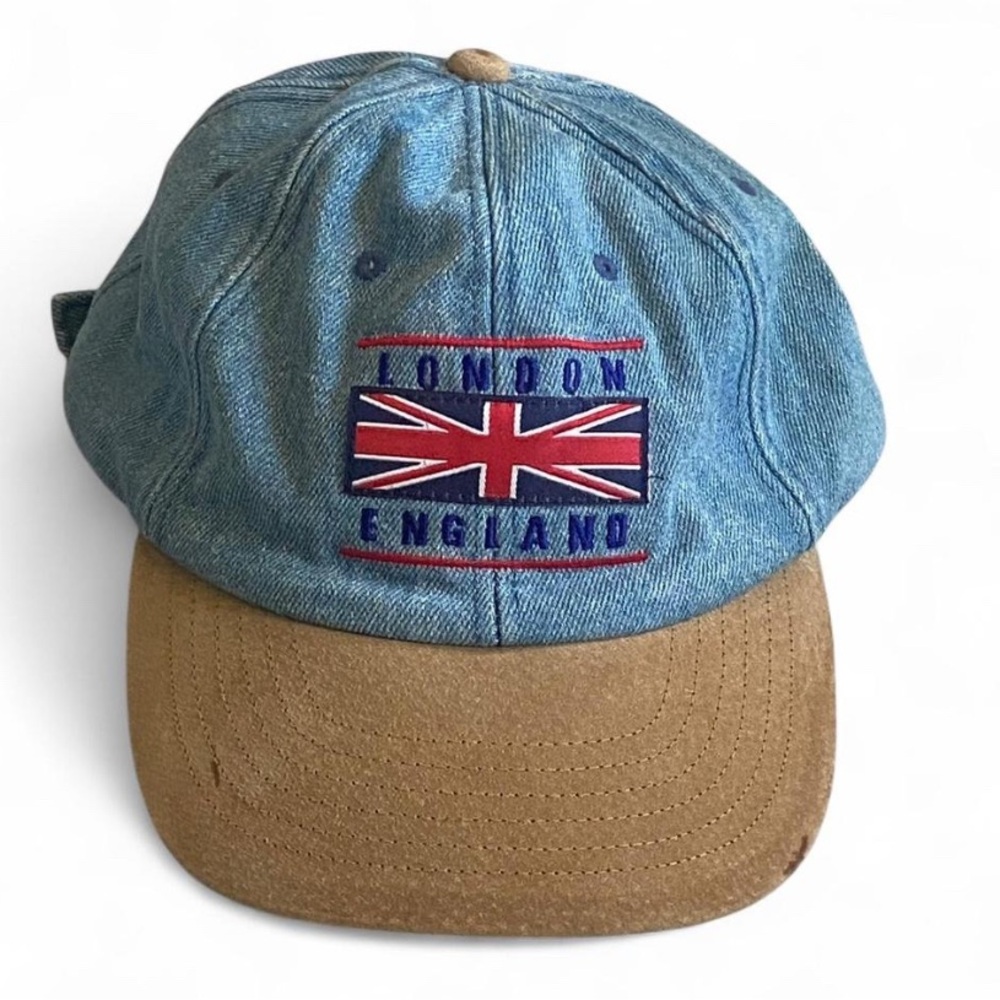 Blue and Tan London England Cap